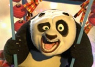 Panda ügyességi versenyautós játék mulatságos elemekkel.
